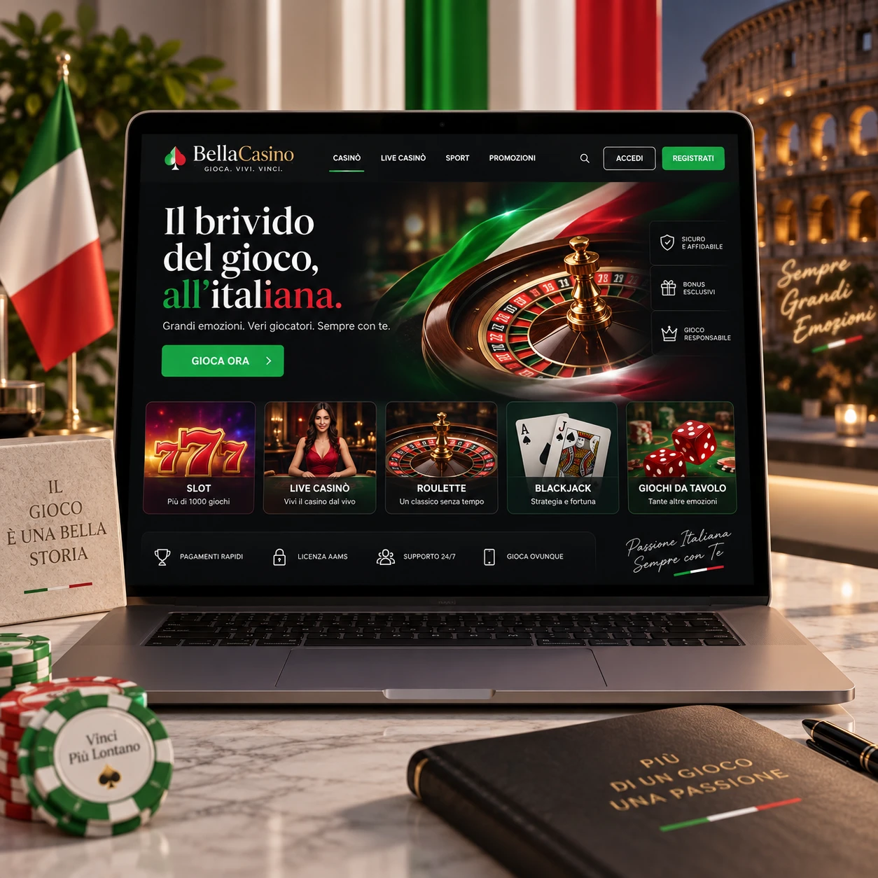 Guida Ai Casin Online In Italia Nel 2026 Sicurezza Bonus E Metodi Di Pagamento Affidabili